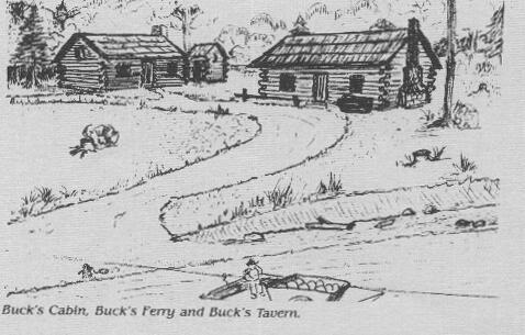 Buck's Cabin, Buck's Ferry, Buck's Tavern